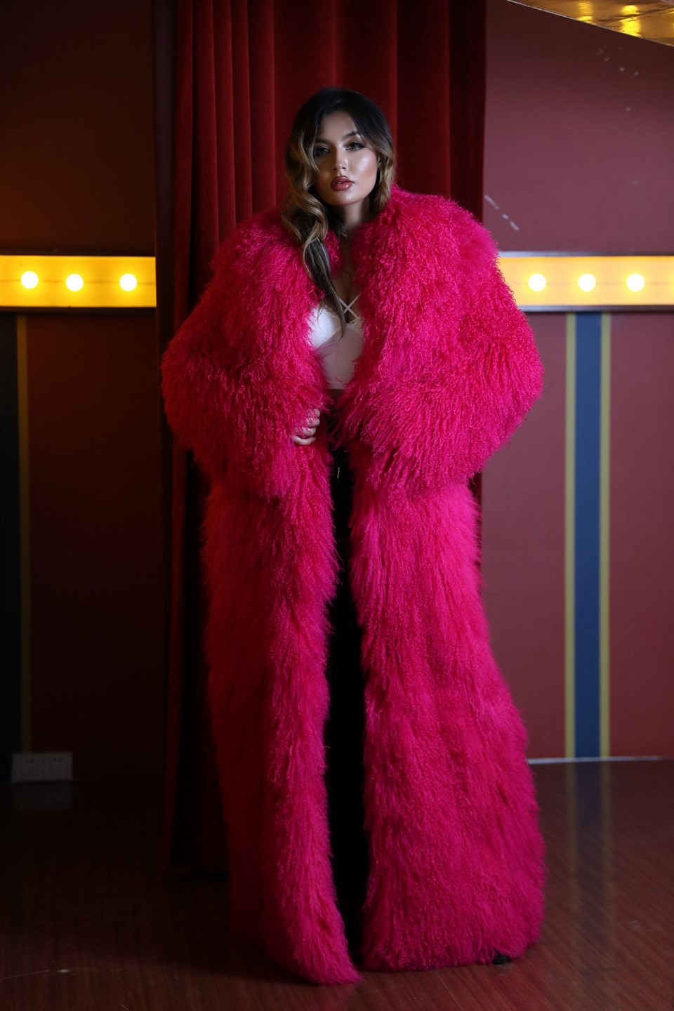 Персијски јагњећи капут пуне дужине