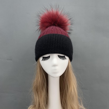 Real fur Beanie